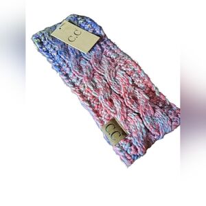 NWT C.C Pink and Blue Knit Headband.